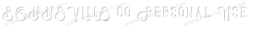 BONNEVILLE co Personal Use字体转换